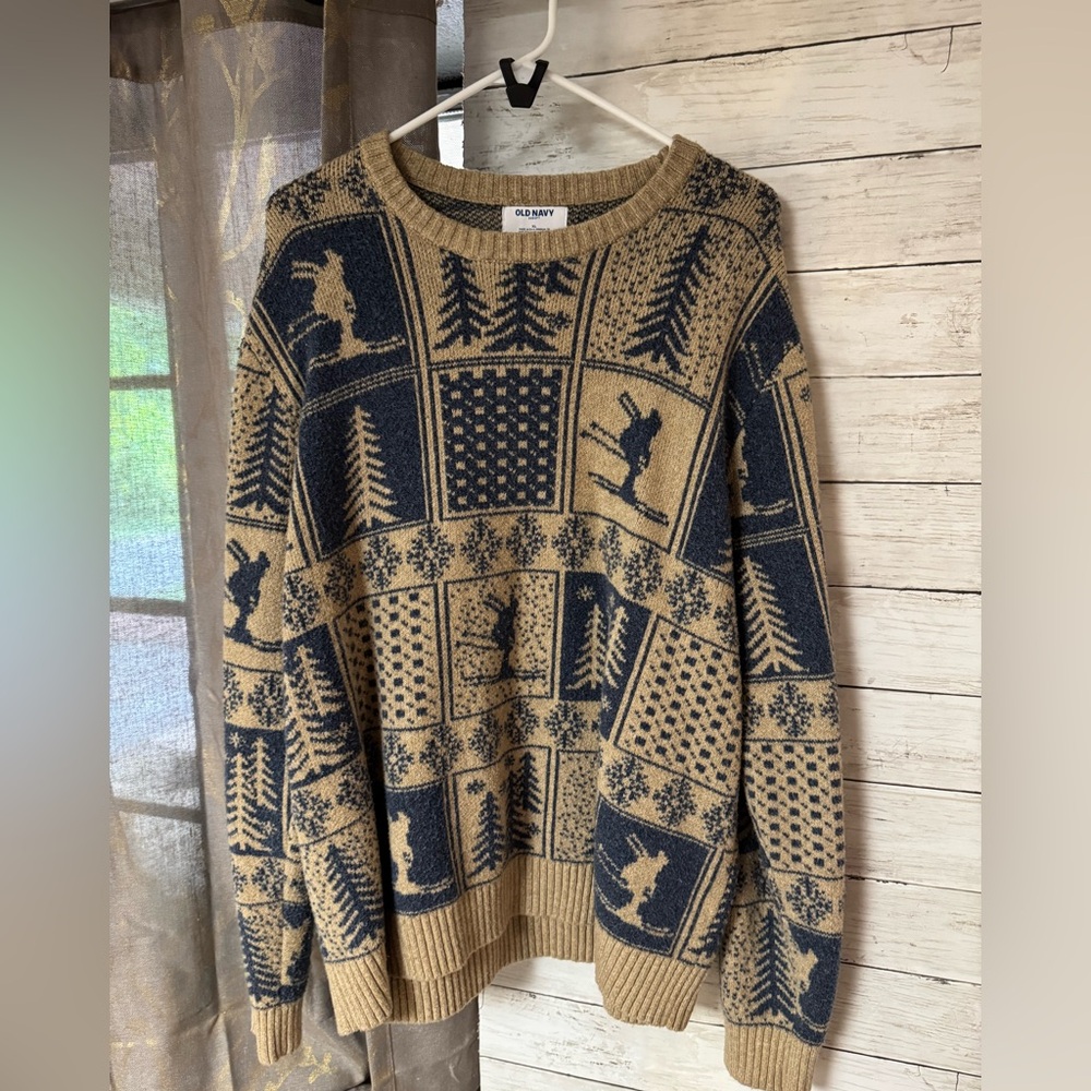 Old Navy Crewneck Christmas Sweater